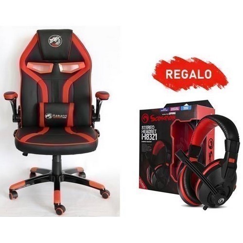 SILLA GAMING HAMANN T-REX RED